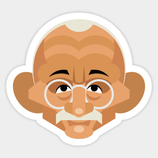 Gandhi Sticker